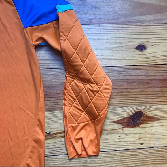 Umbro Orange Blue Ling Sleeve Goalie Soccer Top, EUC, L - Picture 5 of 11